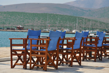 Place for relaxation in Itea, Greece