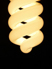 Picture of the 60-watt spiral lamp