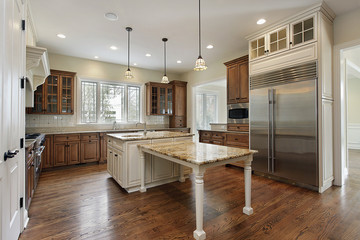 Kitchen in new construction home