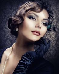 Romantic Beauty.Retro Style