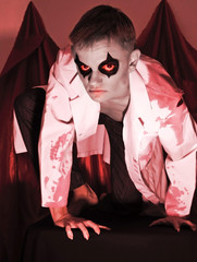 vampire looking at camera
