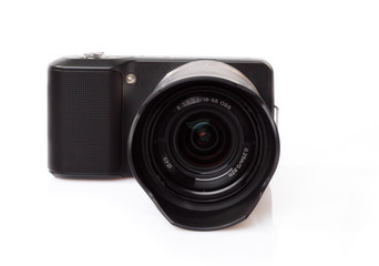 Black digital camera