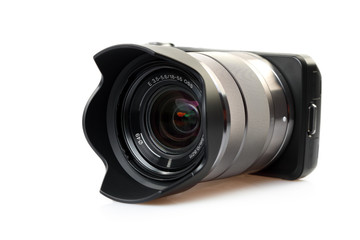 Fototapeta premium Black digital camera