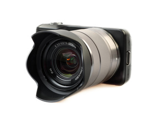 Black digital camera