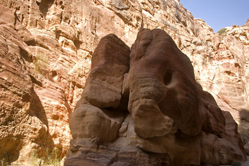 Elephant Rock, Petra, Jordan