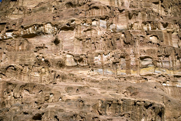 Rock formation, Petra, Jordan
