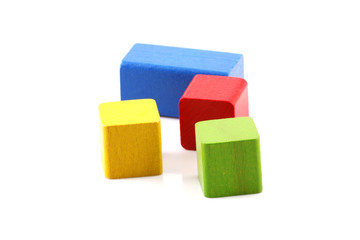 Wooden building blocks