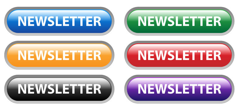 NEWSLETTER Web Buttons Set (customer information marketing news)