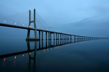 Fototapete Ponte Vasco da Gama Vasco-da-Gama-Brücke
