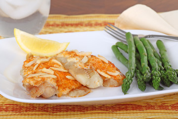 Fish Fillets and Asparagus