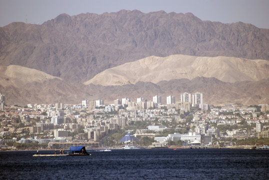 View of Eilat, Aqaba, Jordan