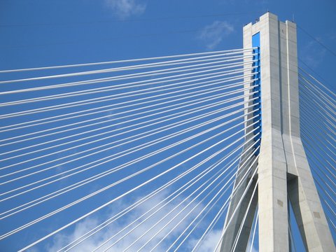 Schr&auml;gseilbr&uuml;cke - Baukunst