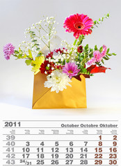 2011 october calendar