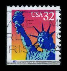 Postage stamp.