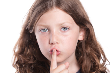 Fototapeta premium Shhh Shush
