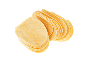 slices of potato chips