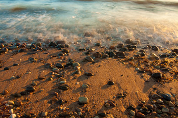 Sea with stones