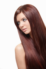 Naklejka premium Beautiful girl