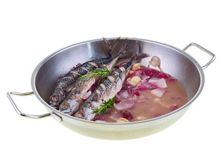 mackerel with vinaigrette sauce