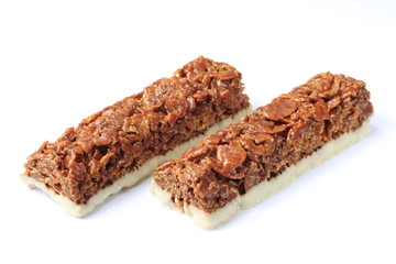 Müsliriegel mit Schokolade