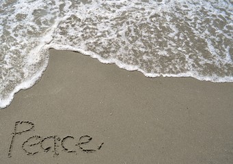 Peace Written in the Sand