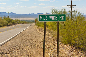 Mile Wide Road of Arizona