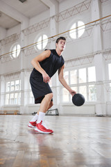 Naklejka premium magic basketball