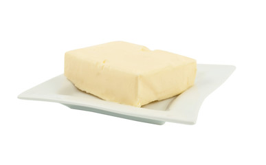 butter on a plate