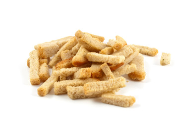 Pile of croutons