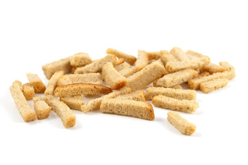 Pile of croutons