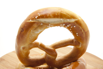 Brezel braun gebacken