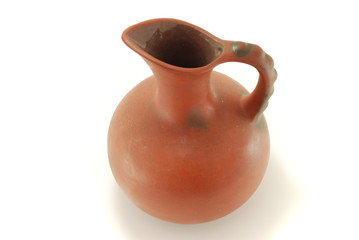 Red Earthenware Jug
