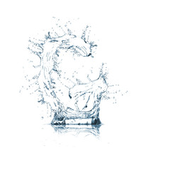 One letter of water alphabet