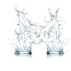 One letter of water alphabet
