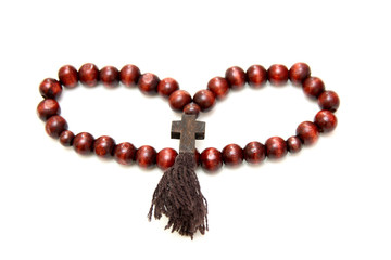 Obraz premium bead-roll with wooden elements