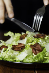 eat caesar salad