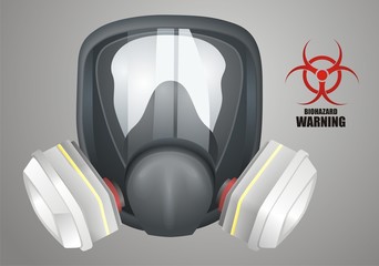 Gas mask vector