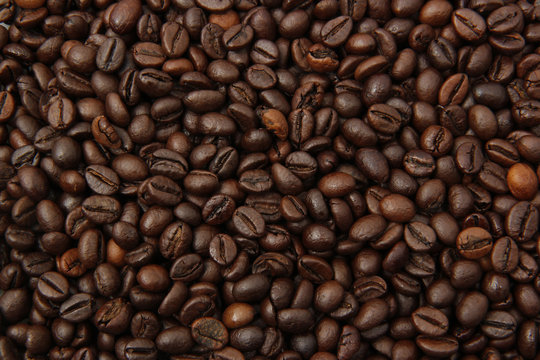 brown coffee beans © vj