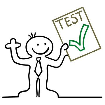 figur test bestanden