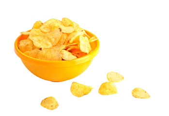 Golden fresh chips