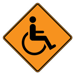 Disablied sign