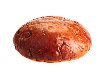 Round shaped fresh bread