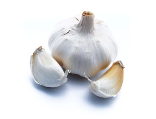 Garlic with two slices