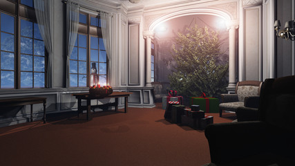 Weihnachten im Herrenzimmer