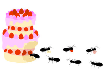 蟻とケーキ