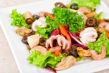 Seafood salad