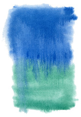 abstract blue and green watercolor background