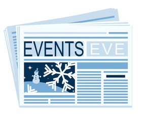 Newspaper of festive events