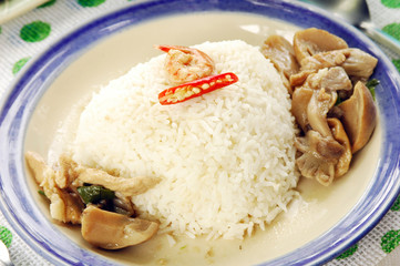 Fried  mushroow with Oyster sauce