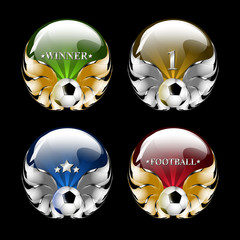 vector football emblem
